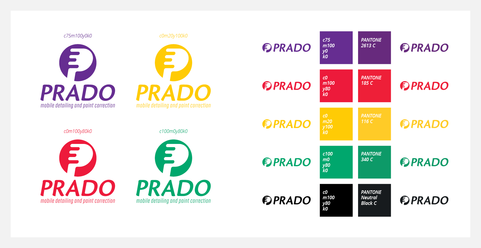 Prado розробка логотипу